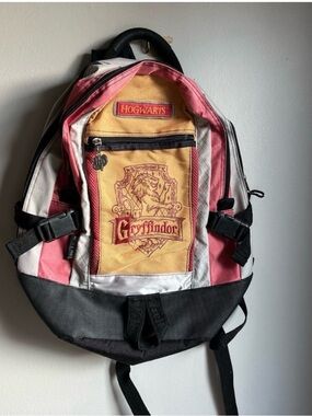 Harry Potter Hogwarts Gryffindor Backpack Fair Condition